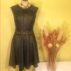 Beautiful green shiny copper sparkle Dress